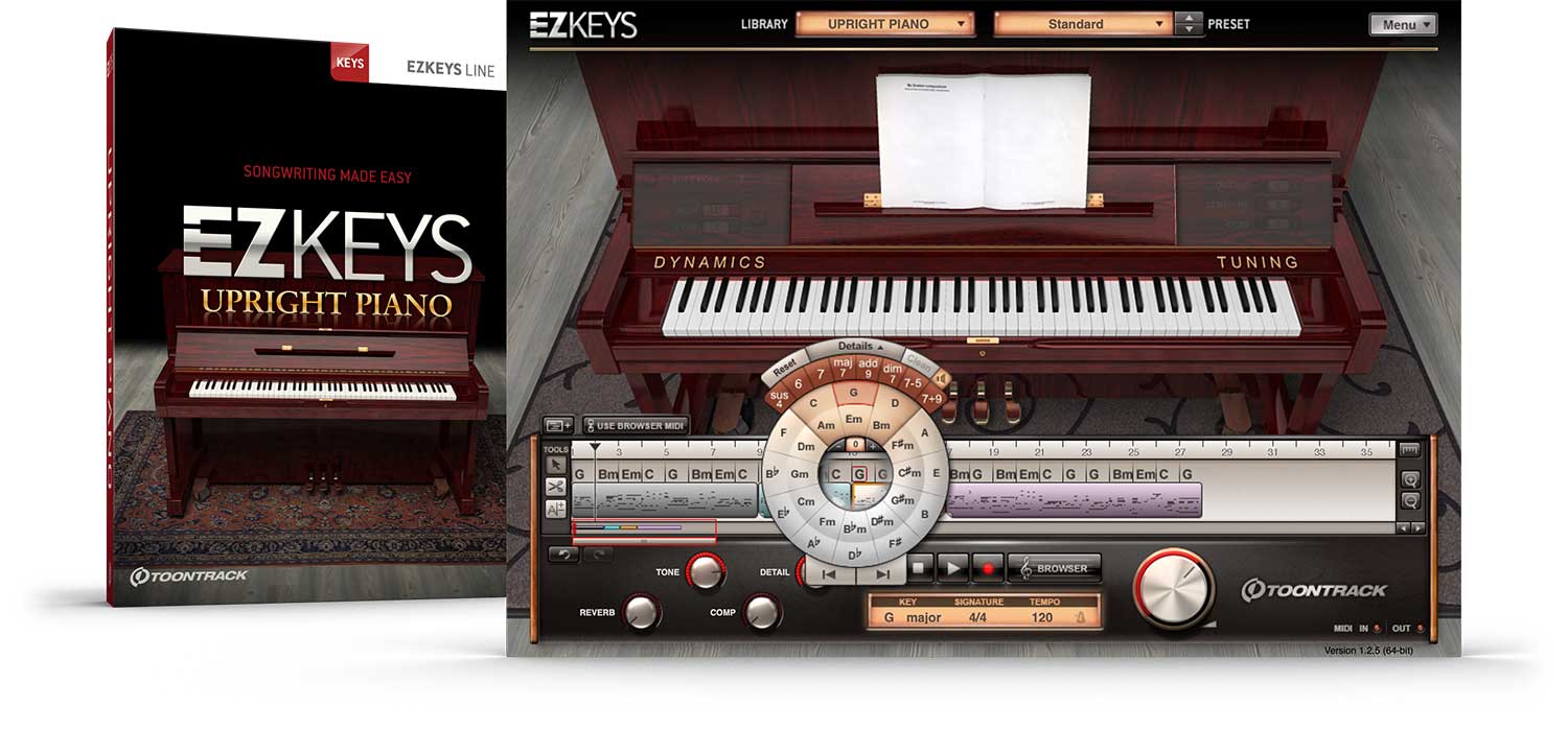 Toontrack EKX  EZkeys Sound Expansion - Upright Piano